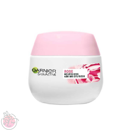 تصویر  کرم مرطوب کننده گل رز گارنیه